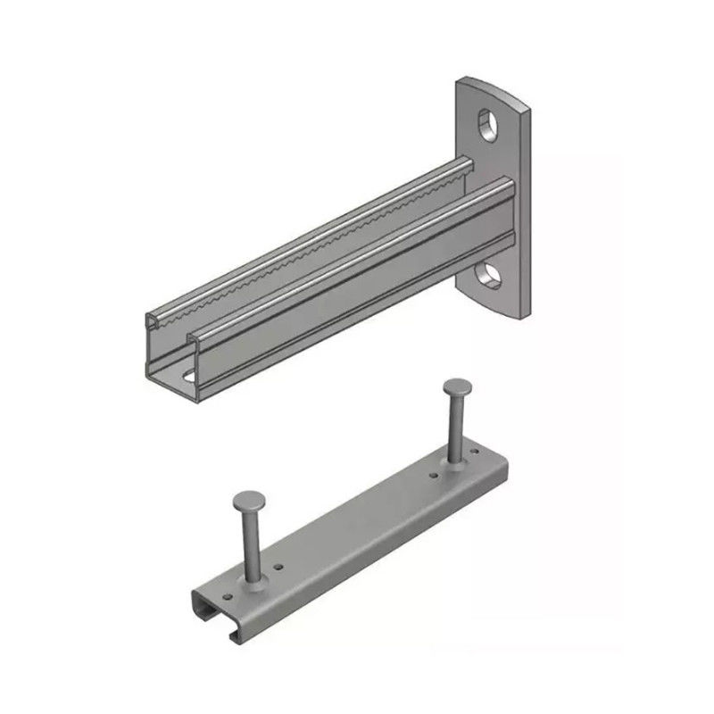 Support de plateau de câble sismique industriel de 2,7 mm sur le toit pour les conduits lourds